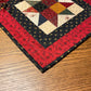 Primitive Farmhouse Scrappy Star Table Topper  Item #1603
