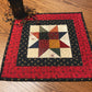 Primitive Farmhouse Scrappy Star Table Topper  Item #1603