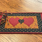 Primitive Farmhouse Valentine Table Runner Item 1826
