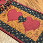 Primitive Farmhouse Valentine Table Runner Item 1826