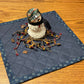 RESERVED FOR KRISTINE Primitive Farmhouse Winter Table Topper Item #1622