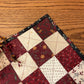 Primitive Farmhouse Valentine Heart Table Runner Item #1598