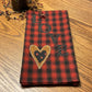 Valentine Primitive Farmhouse Towel Item #1828
