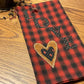 Valentine Primitive Farmhouse Towel Item #1828