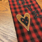 Valentine Primitive Farmhouse Towel Item #1828