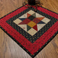 Primitive Farmhouse Scrappy Star Table Topper  Item #1603