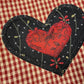 Primitive Farmhouse Valentine Towels Item #1604