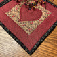 Primitive Farmhouse Valentine Potholders Item #1609