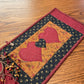 Primitive Farmhouse Valentine Table Runner Item 1826