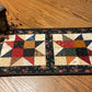 Primitive Farmhouse Scrappy Star Table Runner Item #1622