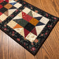 Primitive Farmhouse Scrappy Star Table Runner Item #1622