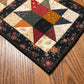 Primitive Farmhouse Scrappy Star Table Runner Item #1622