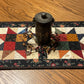 Primitive Farmhouse Scrappy Star Table Runner Item #1622