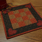 Primitive Farmhouse Valentine Table Topper Item #1623