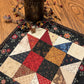 Primitive Farmhouse Scrappy Star Table Runner Item #1622