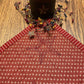 Primitive Farmhouse Log Cabin Table Topper Item #1634