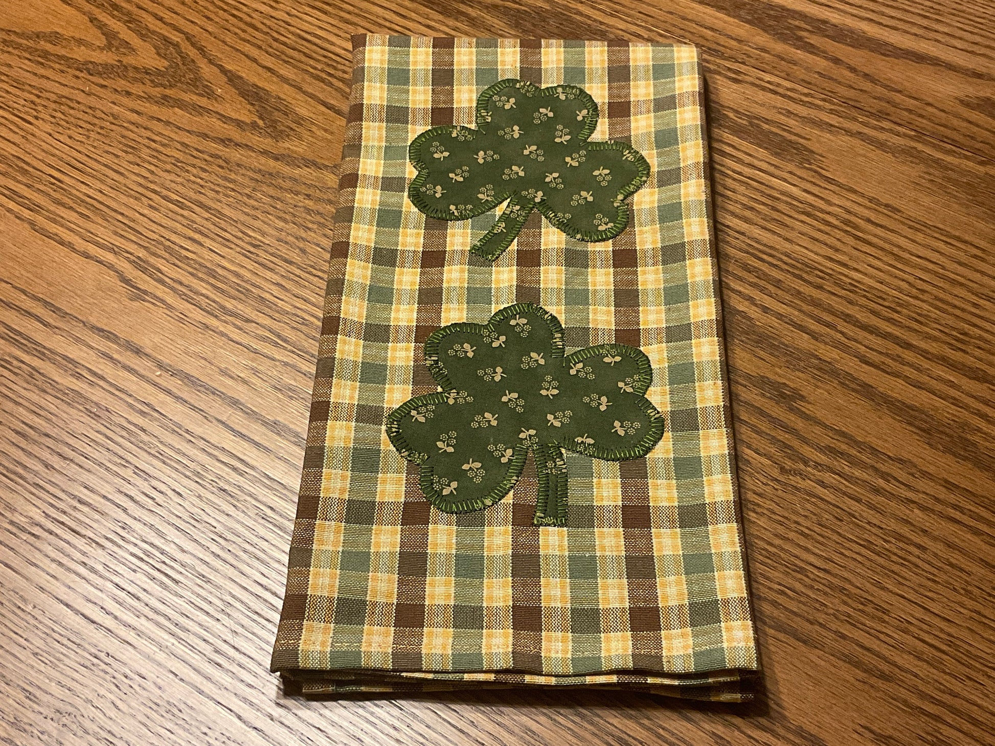 Primitive Farmhouse St.Patrick's Towel Item #1646