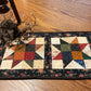 Primitive Farmhouse Scrappy Star Table Runner Item #1644