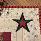 Primitive Farmhouse Log Cabin Table Topper Item #1634