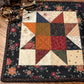 Primitive Farmhouse Scrappy Star Table Runner Item #1644
