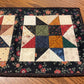 Primitive Farmhouse Scrappy Star Table Runner Item #1644