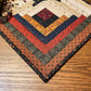 Primitive Farmhouse Log Cabin Easter Bunny Table Topper Item #1659