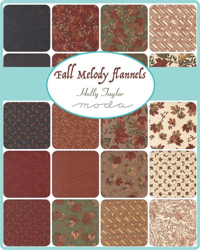 Fall Melody by Holly Taylor FLANNEL Charm Pack 6900PPF