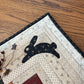 Primitive Farmhouse Log Cabin Easter Bunny Table Topper Item #1666