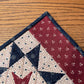 Primitive Farmhouse Americana Patriotic Table Runner Item #1885