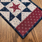 Primitive Farmhouse Americana Patriotic Table Runner Item #1682