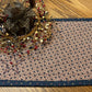 Primitive Farmhouse Log Cabin Table Runner Item #1680