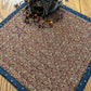 Primitive Farmhouse  Patriotic Log Cabin Table Topper Item #1697
