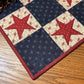 Primitive Farmhouse Americana Star Table Topper  Item # 1709