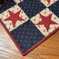 Primitive Farmhouse Americana Star Table Topper  Item # 1726