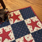 Primitive Farmhouse Americana Star Table Topper  Item # 1726