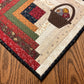 RESERVED FOR NICOLE Primitive Farmhouse Log Cabin Easter Bunny Table Topper Item #1685