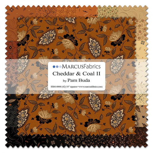 Cheddar & Coal 2 by Pam Buda 10in Squares # SS66-0006