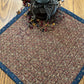 Primitive Farmhouse  Patriotic Log Cabin Table Topper Item #1699