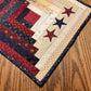 Primitive Farmhouse  Patriotic Log Cabin Table Topper Item #1707