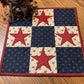 Primitive Farmhouse Americana Star Table Topper  Item # 1709