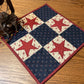 Primitive Farmhouse Americana Star Table Topper  Item # 1709