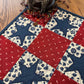 Primitive Farmhouse Americana Star Table Topper  Item # 1710