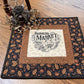 Primitive Farmhouse Chicken embroidery Table Topper Item #1729