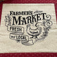 Primitive Farmhouse Chicken embroidery Table Topper Item #1738