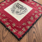 Primitive Farmhouse Chicken embroidery Table Topper Item #1738