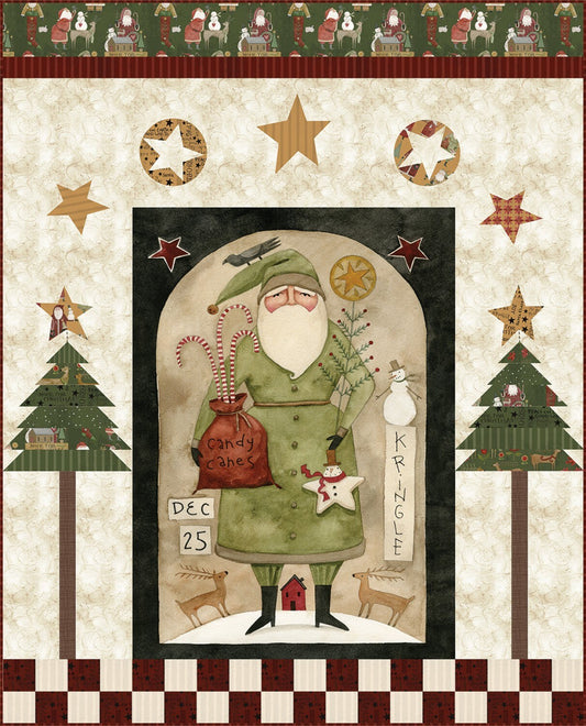 Kris Kringle Quilt Kit # KT-13440 by Teresa Kogut