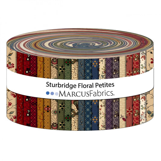 Sturbridge Floral Petites by Pam Buda Jelly Roll 40pc # ST77-0006