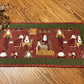 Christmas Primitive Farmhouse Santa Table Runner Item #1817
