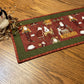 Christmas Primitive Farmhouse Santa Table Runner Item #1817