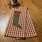 Christmas Primitive Farmhouse Towel Item #1786